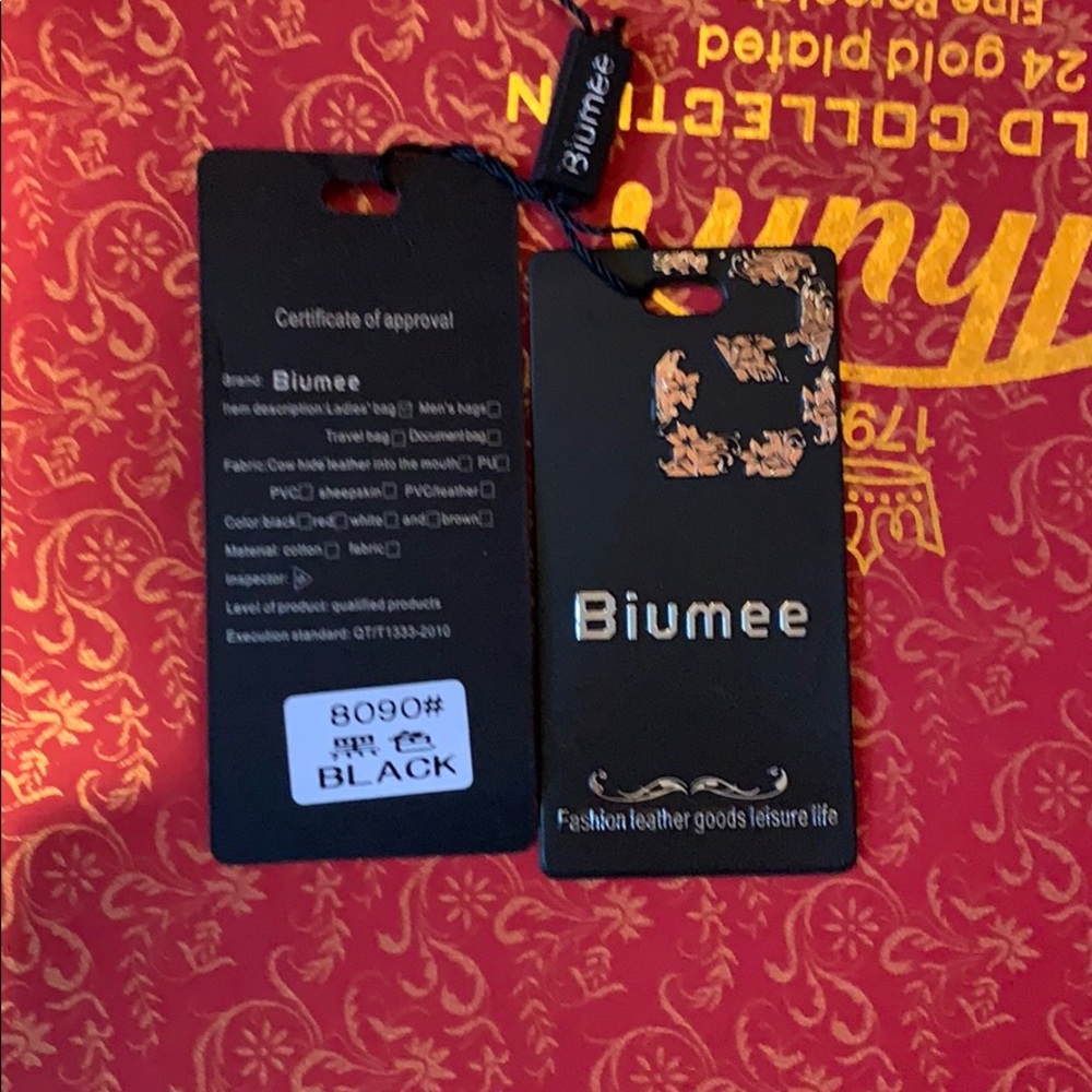 Black Biumee shoulder bag NEW - Picture 10 of 10